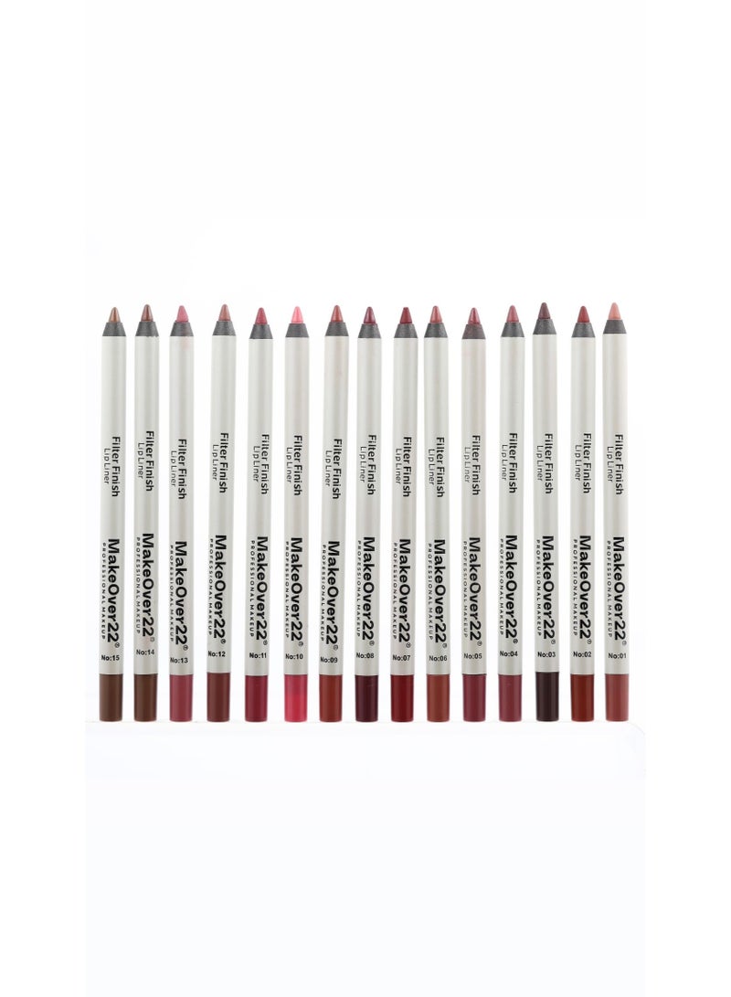 Makeover 22 MakeOver22 Filter Finish Lip Liner No:02 - Image 2